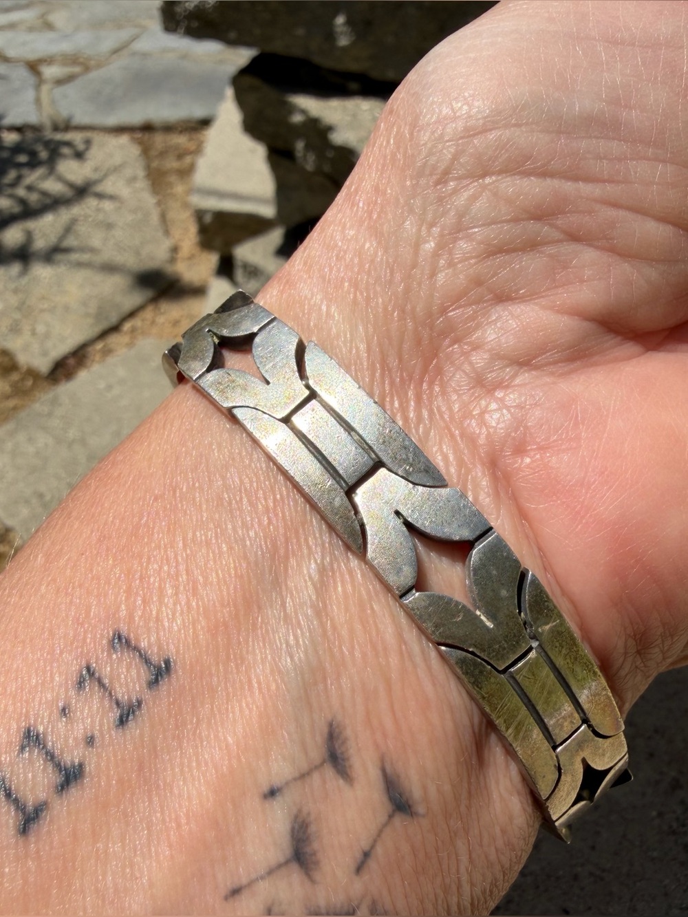 Taxco Silver Link Bracelet
